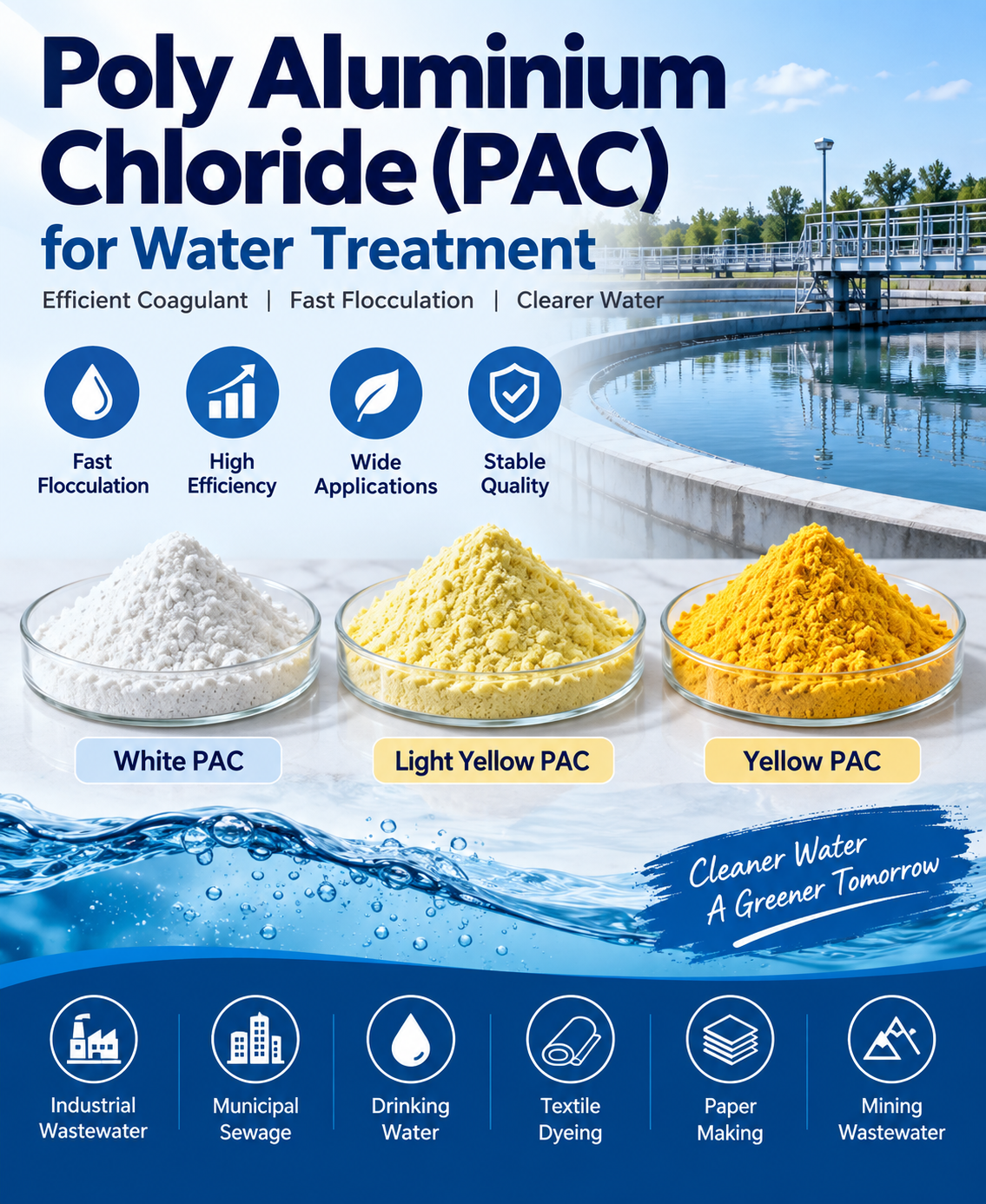 Poly Aluminium Chloride PAC for Water Treatment