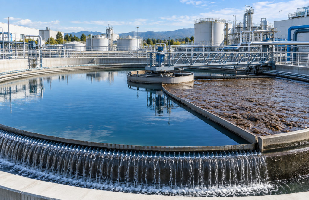 Polyacrylamide solution for industrial wastewater treatment and sludge clarification