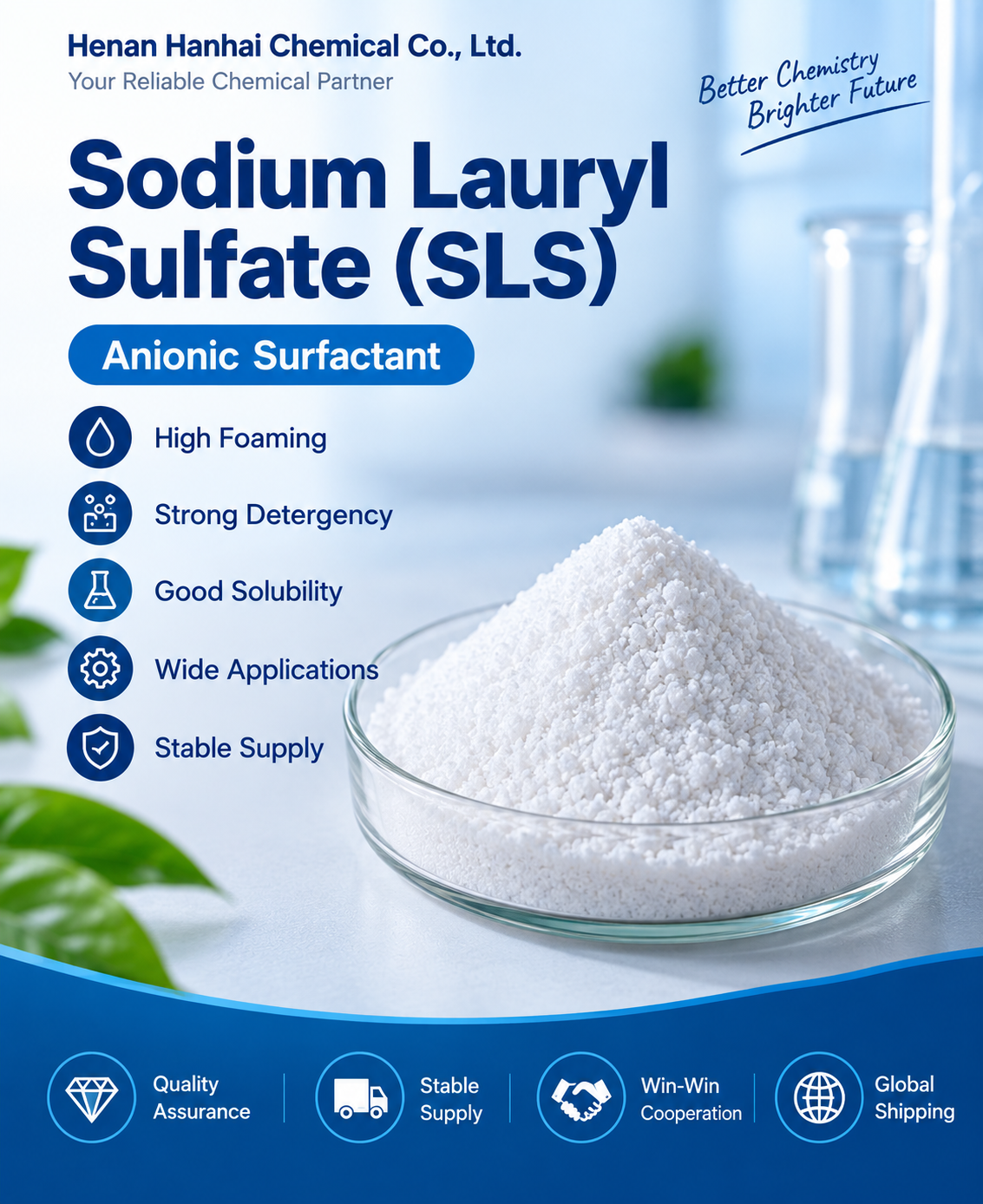 Sodium Lauryl Sulfate SLS Anionic Surfactant