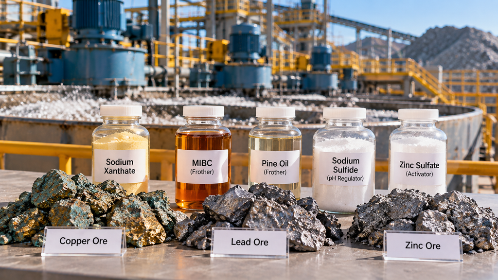 How to Choose Flotation Reagents for Copper, Lead and Zinc Ores 2 Flotation reagents and copper, lead and zinc ore samples